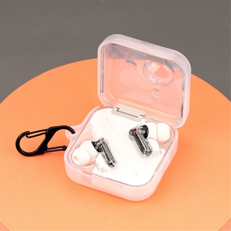 Nothing Goods Or Badsilicone Earbud Protective Case For Nothing Ear(1)/(2)  - Shockproof Cover With Hook